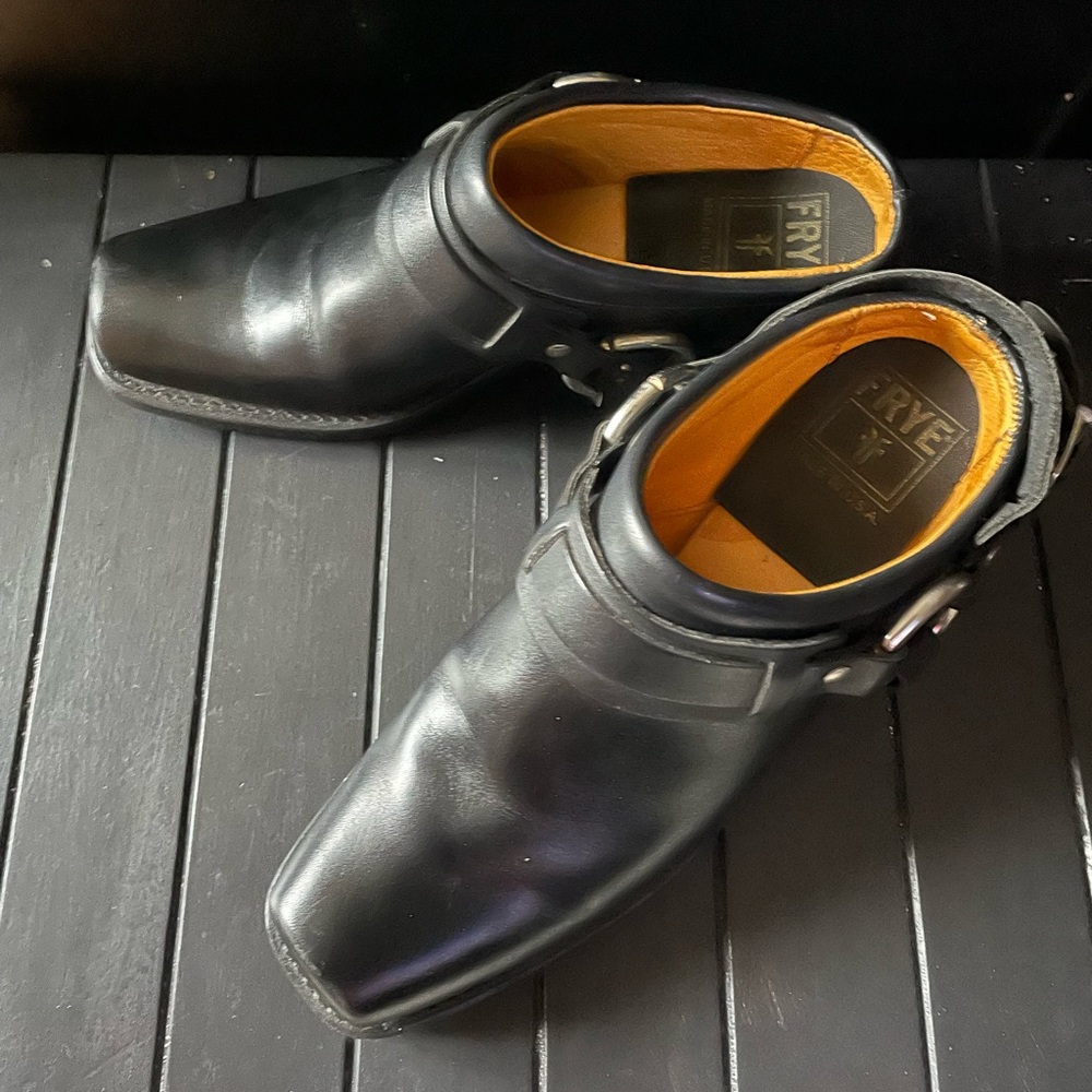 EUC Frye Harness Mules